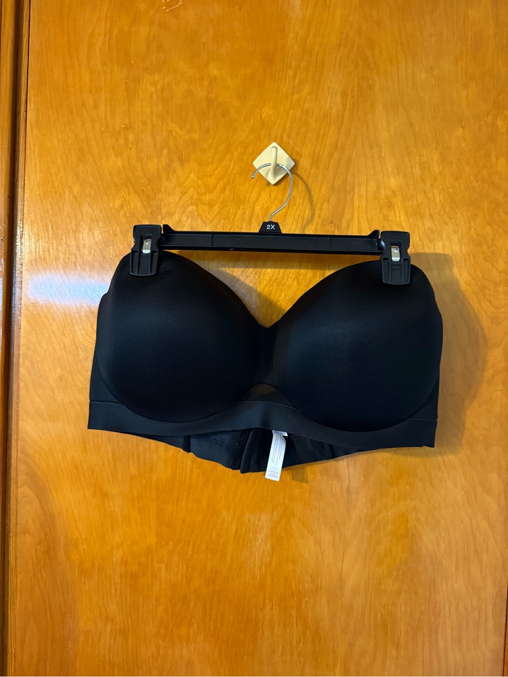 Cacique Black Strapless Smooth Push-Up Bra